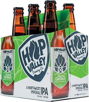 Hop Valley Alpha Centauri Beer Ipa Imperial Double 9% Abv Bottles - 6-12 Fl. Oz. - Image 1