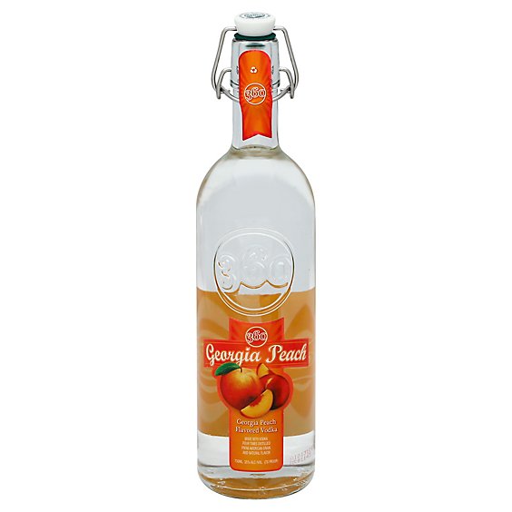 360 Georgia Peach Vodka 70 Proof - 750 Ml
