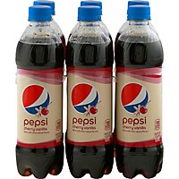 Pepsi Soda Cola Cherry Vanilla - 6-16.9 Fl. Oz. - Image 2