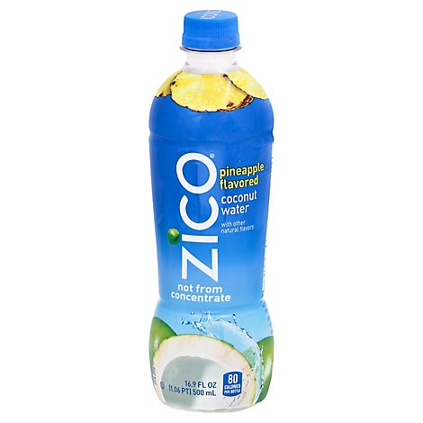 ZICO Coconut Water Beverage Pineapple Flavored - 16.9 Fl. Oz.