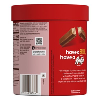 Dreyers Edys Ice Cream Classic Nestle KITKAT - 1.5 Quart - Image 2
