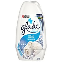 Glade Clean Linen Solid Air Freshener - 6 Oz - Image 1