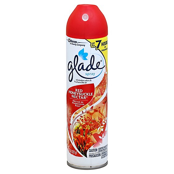 Glade Red Honeysuckle Nectar Room Spray Air Freshener 8 oz