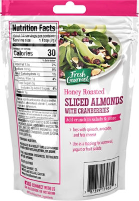 Fresh Gourmet Slice Almond Cranberry - 3.5 Oz - Image 6