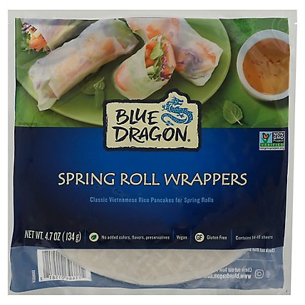 Blue Dragon Spring Roll Wrappers - 4.7 Oz - Image 3
