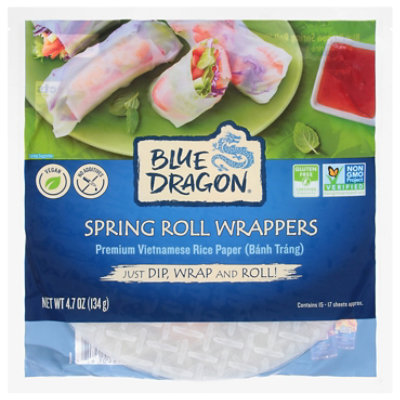 Blue Dragon Spring Roll Wrappers - 4.7 Oz - Image 3