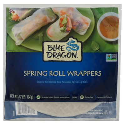 Blue Dragon Spring Roll Wrappers - 4.7 Oz