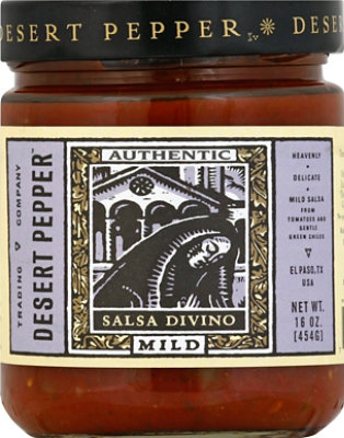 Desert Pepper Salsa Divino Mild Jar - 16 Oz - Image 2