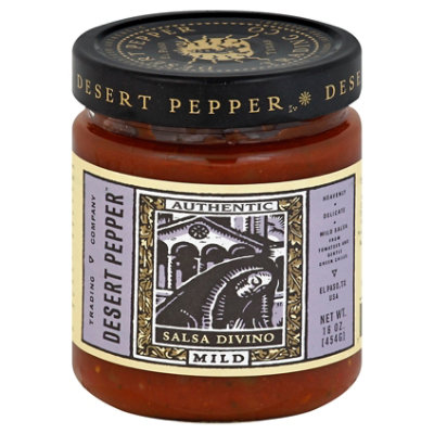 Desert Pepper Salsa Divino Mild Jar - 16 Oz - Image 1