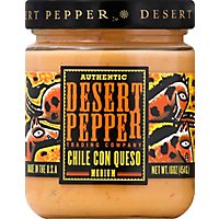 Desert Pepper Salsa Chili Con Queso Medium Jar - 16 Oz - Image 2