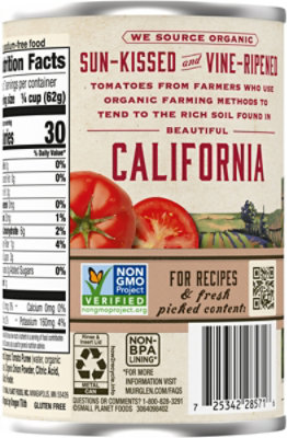 Muir Glen Tomatoes Organic Tomato Sauce No Salt Added - 15 Oz - Image 5