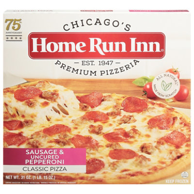 Home Run Inn Pizza Classic Sausage & Pepperoni Uncured Frozen - 31 Oz - Image 4