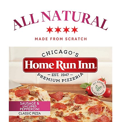 Home Run Inn Pizza Classic Sausage & Pepperoni Uncured Frozen - 31 Oz - Image 2