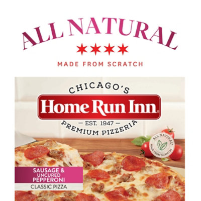 Home Run Inn Pizza Classic Sausage & Pepperoni Uncured Frozen - 31 Oz - Image 2