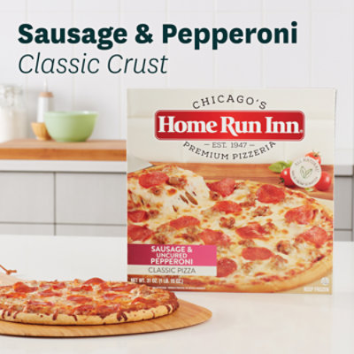 Home Run Inn Pizza Classic Sausage & Pepperoni Uncured Frozen - 31 Oz - Image 7