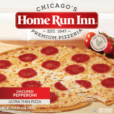 Home Run Inn Pizza Ultra Thin Pepperoni Uncured Frozen - 17.5 Oz - Image 3