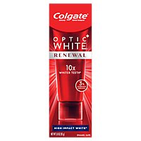 Colgate Optic White Renewal High ImpaCount White Teeth Whitening Toothpaste - 3 Oz - Image 1