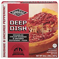 Ginos East Pizza Sausage & Pepperoni Frozen - 34 Oz - Image 1