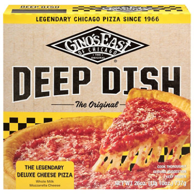 Gino's East Deep Dish Deluxe Cheese Pizza - 26 Oz
