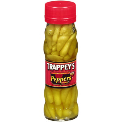 Trappeys Peppers in Vinegar Hot - 4.5 Fl. Oz. - Image 3