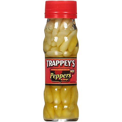 Trappeys Peppers in Vinegar Hot - 4.5 Fl. Oz. - Image 2