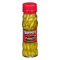Trappeys Peppers in Vinegar Hot - 4.5 Fl. Oz. - Image 1