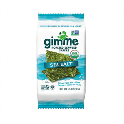 Gimme Seaweed Snack Sea Salt - .35 Oz - Image 3