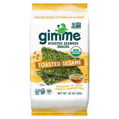 Gimme Seaweed Sesame Snack - .35 Oz - Image 3