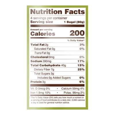 B Free-Plain Bagel - 11.28 Oz - Image 4