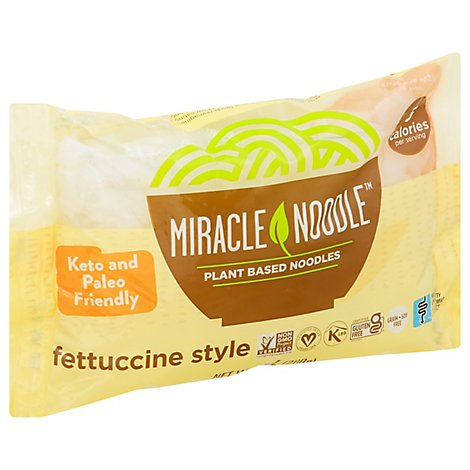 Miracle Noodle Noodles Fettuccini Bag - 7 Oz