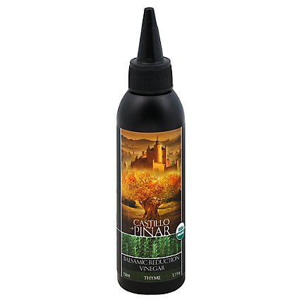 Castillo de Pinar Vinegar Balsamic Reduction Thyme - 5.1 Fl. Oz. - Image 1