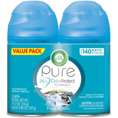 Air Wick Pure Automatic Fresh Waters Air Freshener Spray - 11.78 Oz - Image 3