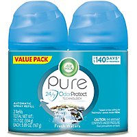 Air Wick Pure Automatic Fresh Waters Air Freshener Spray - 11.78 Oz - Image 1