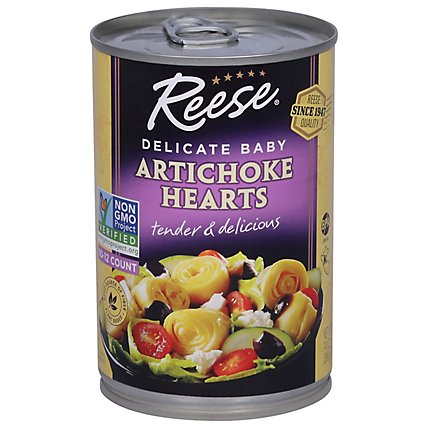 Reese Artichoke Hearts 10-12 Extra Small Size - 14 Oz - Image 3