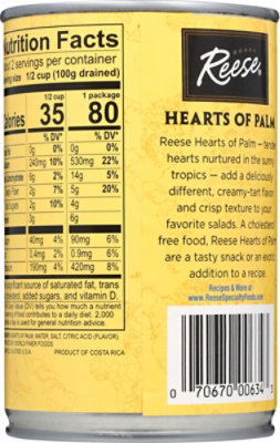 Reese Hearts Of Palm Palmitos Sliced - 14 Oz - Image 6