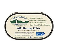 Bar Harbor Wild Herring Fillets Seasoned with Cracked Pepper - 6.7 Oz