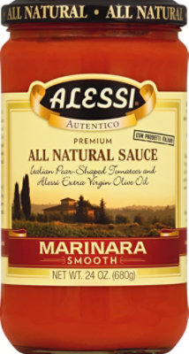 Alessi Autentico Marinara Sauce Smooth - 24 Oz - Image 2