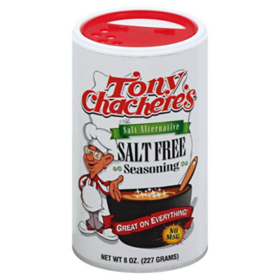 Tony Chacheres Seasoning Salt Free - 8 Oz