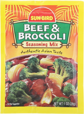 Sun-Bird Beef & Broccoli Seasoning Mix - 1 Oz - Image 2