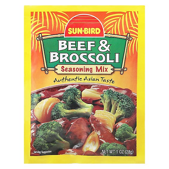 Sun-Bird Beef & Broccoli Seasoning Mix - 1 Oz