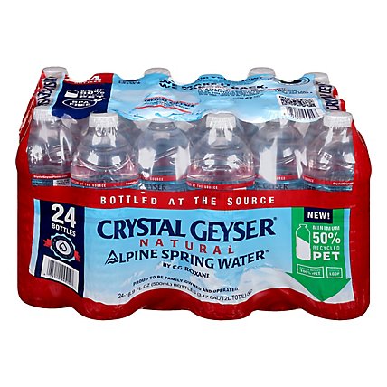 Crystal Geyser Spring Water Natural Alpine - 24-16.9 Fl. Oz. - Image 3