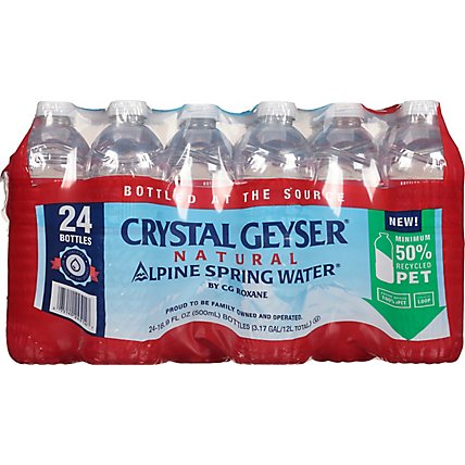 Crystal Geyser Spring Water Natural Alpine - 24-16.9 Fl. Oz. - Image 4