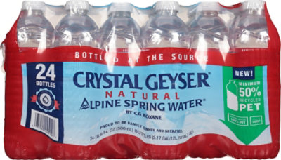 Crystal Geyser Spring Water Natural Alpine - 24-16.9 Fl. Oz. - Image 4