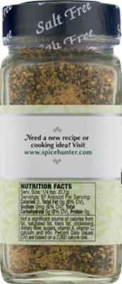 The Spice Hunter Garlic Pepper Salt Free Blend - 2.4 Oz - Image 3