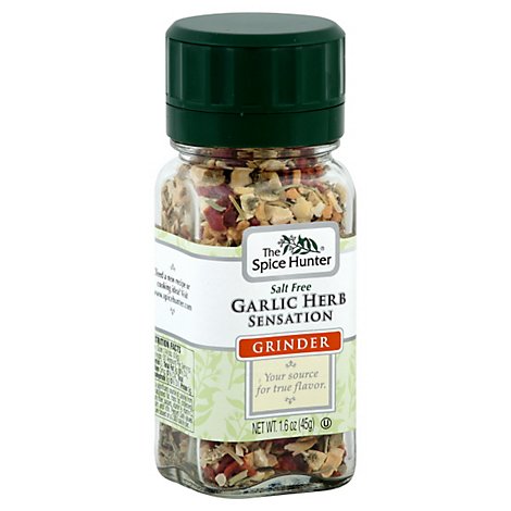 The Spice Hunter Garlic Herb Sensation Salt Free Grinder - 1.6 Oz