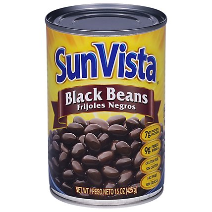 Sun Vista Beans Black - 15 Oz - Image 1