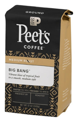 Peets Coffee Coffee Ground Medium Roast Big Bang - 12 Oz - Image 4