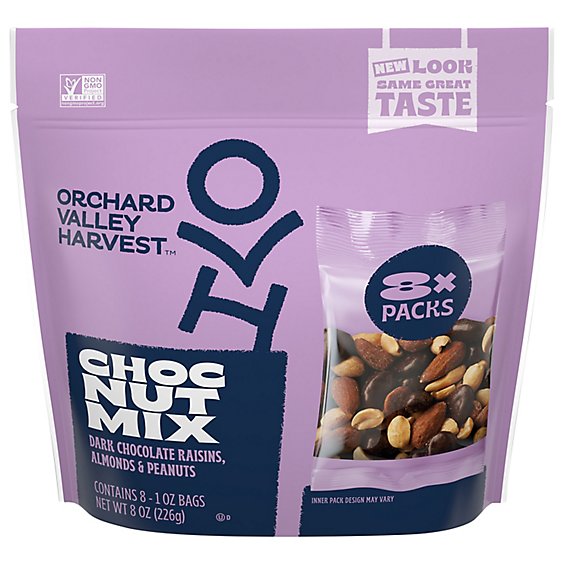 Orchard Valley Harvest Trail Mix Chocolate Raisin Nut - 8-1 Oz
