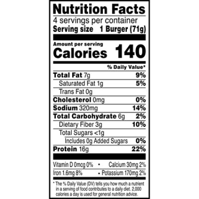 MorningStar Farms Veggie Burgers Grillers Prime Vegetarian 4 Count - 10 Oz - Image 8
