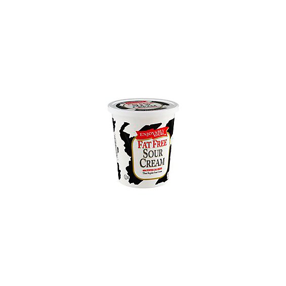Enjoyably Yours Nf Sour Cream - 16 Oz